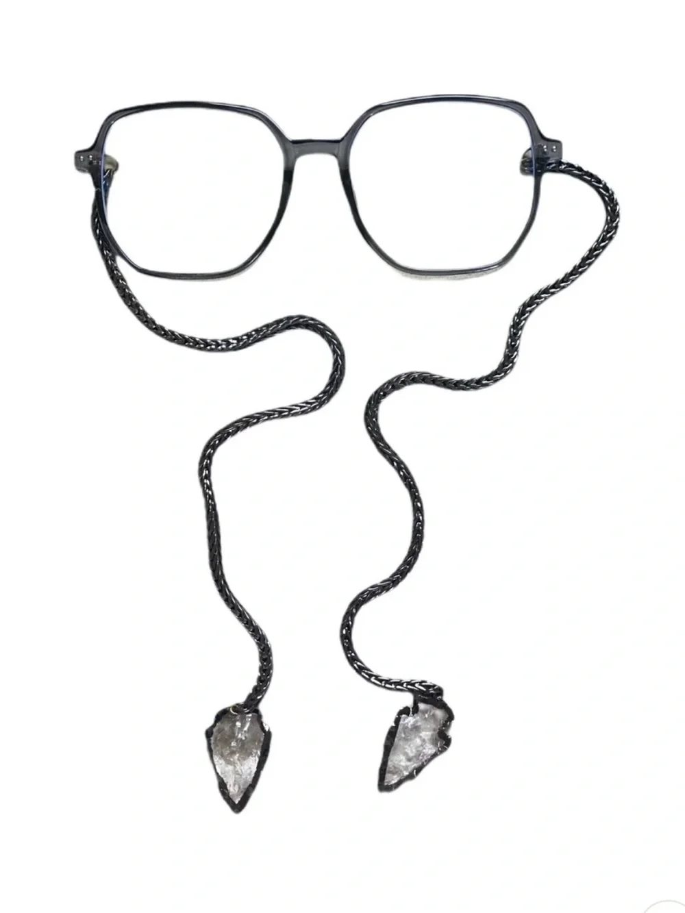 Willows Make It Blue Quartz Crystal Chain Blue Light Glasses